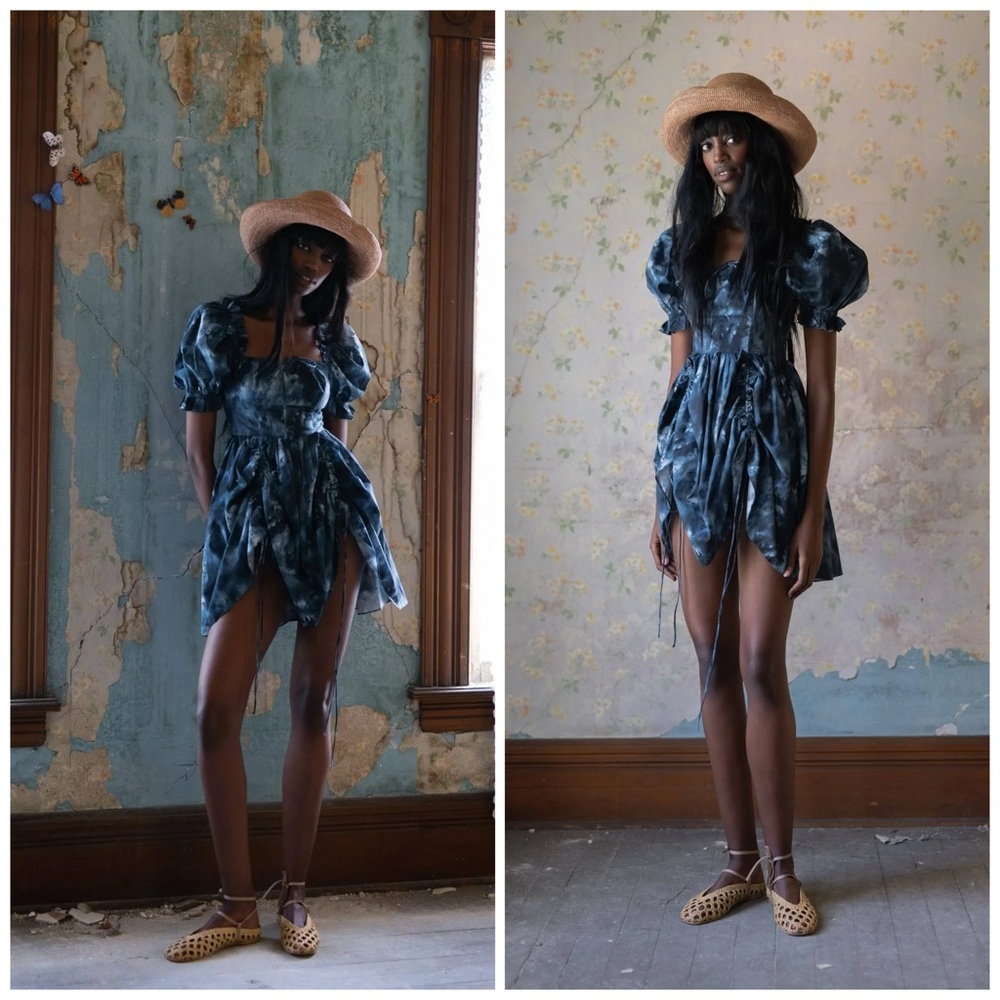 NEW Selkie The Indigo Girl Mini Romantics Dress Size M​